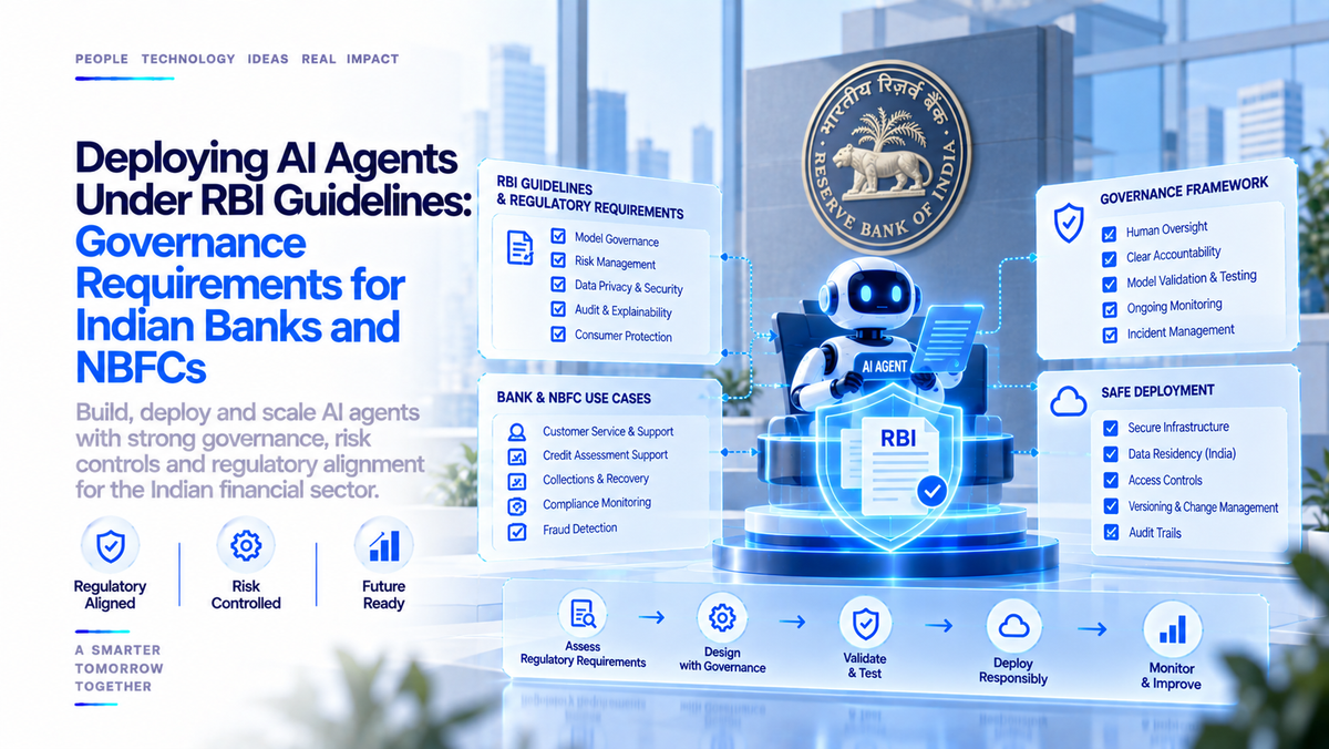 Deploying AI Agents Under RBI Guidelines: Governance Requirements for Indian Banks and NBFCs